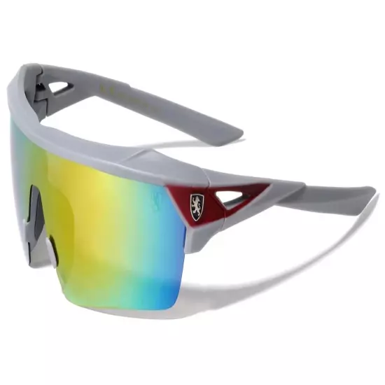 Half Frame Premium Sport Polarized Sunglasses New Wrap Around USA