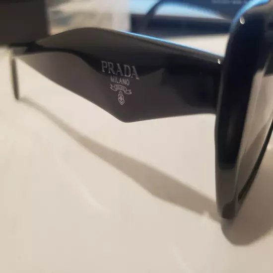 NEW PRADA PR19Z 1AB5S0 WOMEN’S SUNGLASSES PRADA SPR 19Z BLACK 55-17-145mm Italy