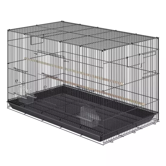 VEVOR 30 inch Bird Cage Metal Large Parakeet Cages for Cockatiels Small Parrot