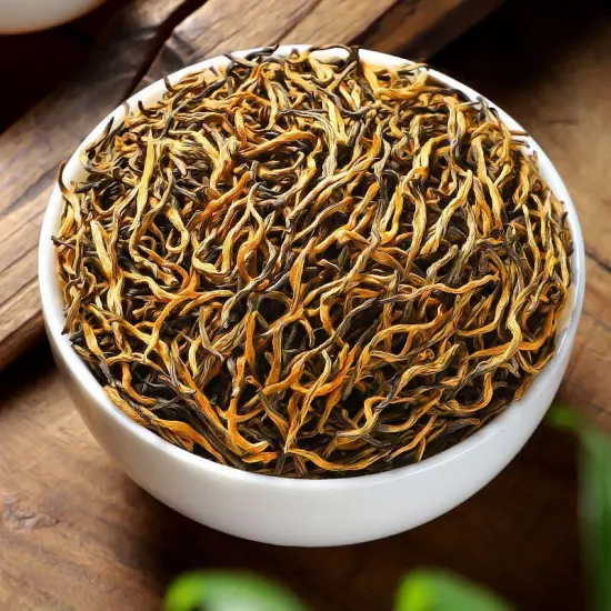 Special Grade Jin Jun Mei Wuyi Black Tea Authentic Honey Aroma Black Yellow Bud