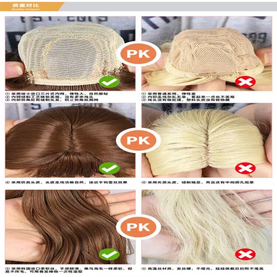 Short hair bangs High Temperature Fiber BJD Doll Wig for 1/3 1/4 1/6 size brown