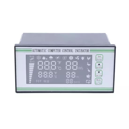 Automatic Egg Incubator Controller Thermostat Temperature Humidity Sensor XM-18S