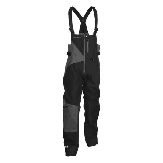 Motorfist Rekon X Black and Gray Waterproof Snow Bibs Men's Sizes SM - XL