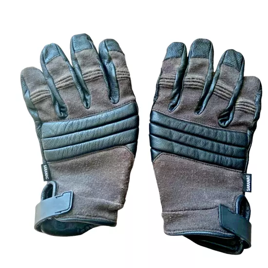 Saranac SGC Max Premium Leather Tactical Gloves Adult Size Large Protective Gear