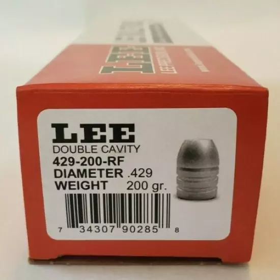 LEE 90285 2-Cavity Bullet Mold 429-200-RF .429 DIA 200 GR 90285 