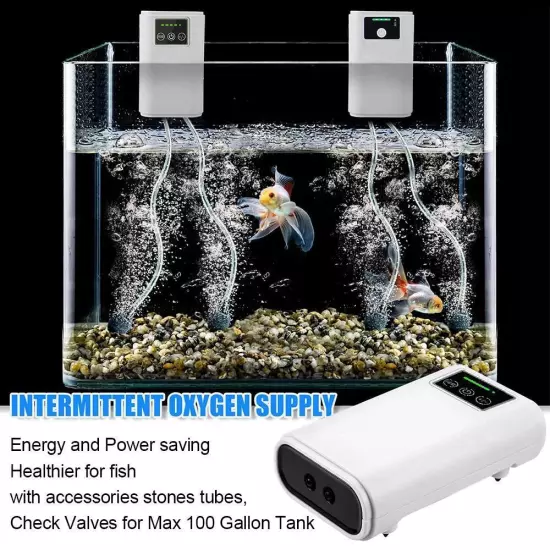 Portable Fish Tank Oxygen Pump USB Battery Dual-Purpose Silent Outdoor Fishing