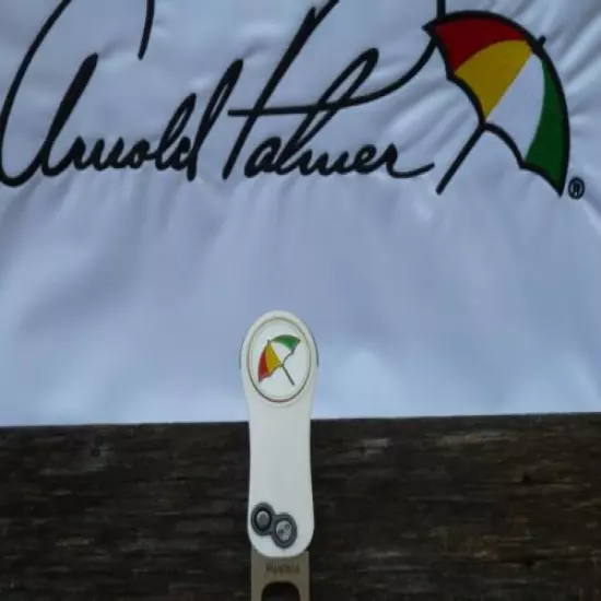 Palmer Ball Marker & Pitchfix White Divot Tool - Great Looking