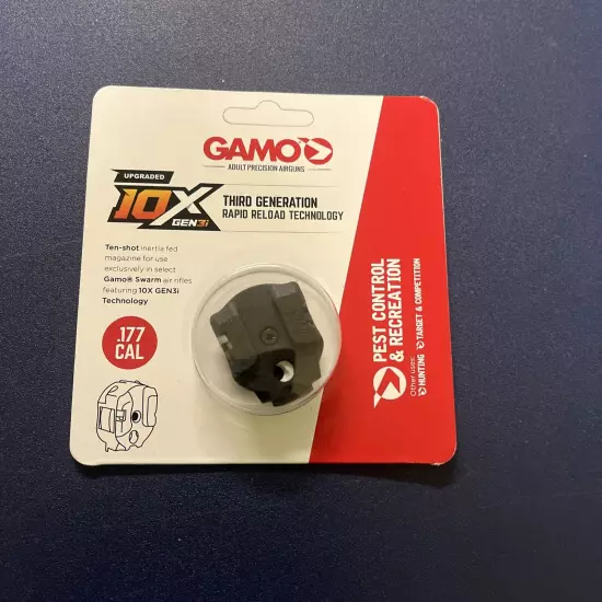 Gamo/ 10X Round/ 0-Quick-Shot/ .177 Cal/ Rapid Reload Technology