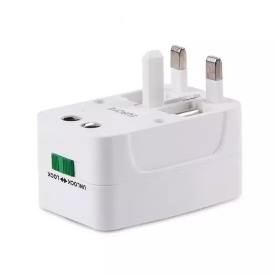 Travel Adapter World Wide Use Universal New Plug Charger UK EU AU US Port