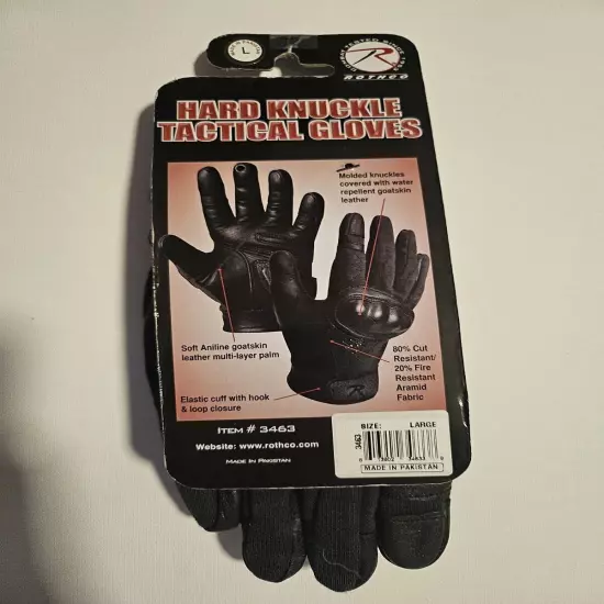 Rothco Hard Knuckle Tactical Gloves Large