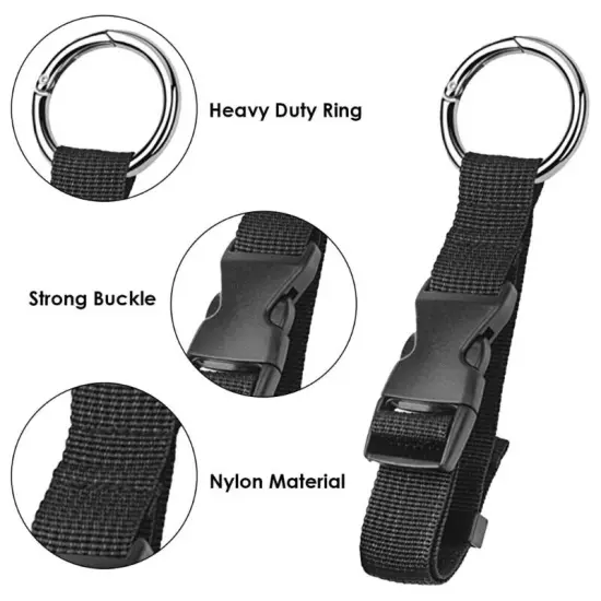 Add Bag Luggage Strap Heavy Duty Suitcase Belt Carry Clip Luggage