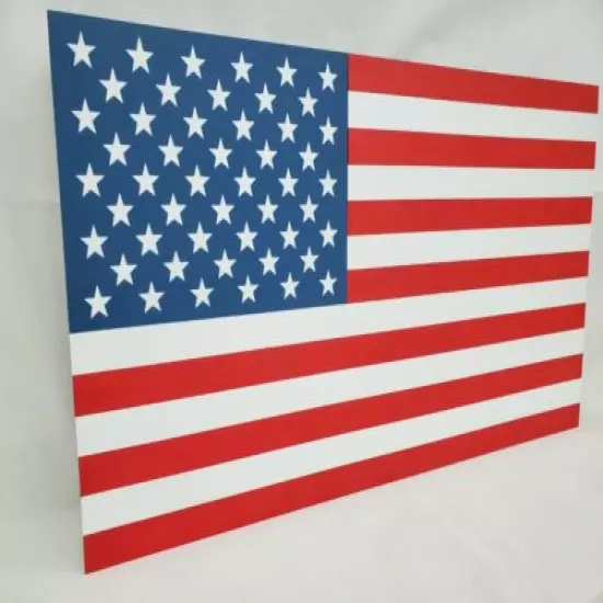 American Flag Hidden Storage Concealment Cabinet Safe Furniture Patriotic Art