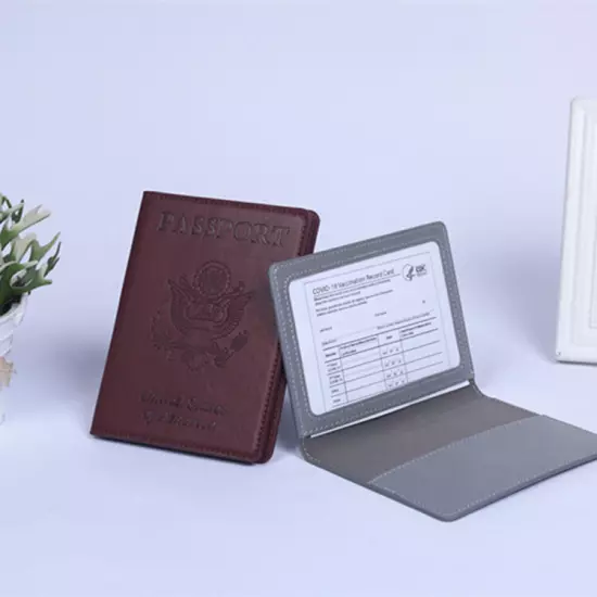 For U.S. Passport Id Holder Protective Case All-in-one Organizer Wallet