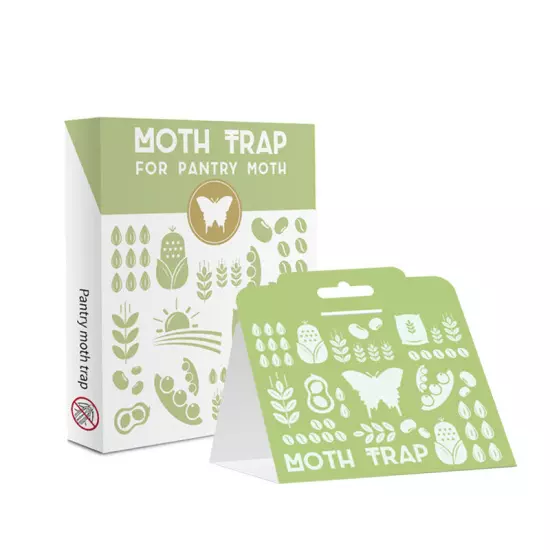 Clothes and Pantry Moth Traps Hybridized Natural Pheromone Safe 6 Pack