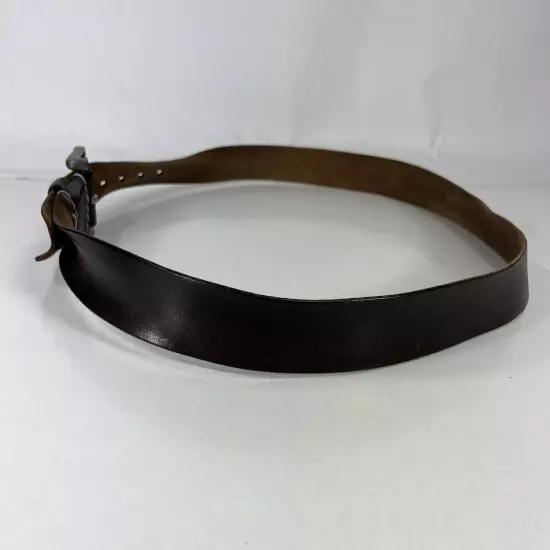 Old Navy Stretched Brown Leather Work Belt - Men's Size 44