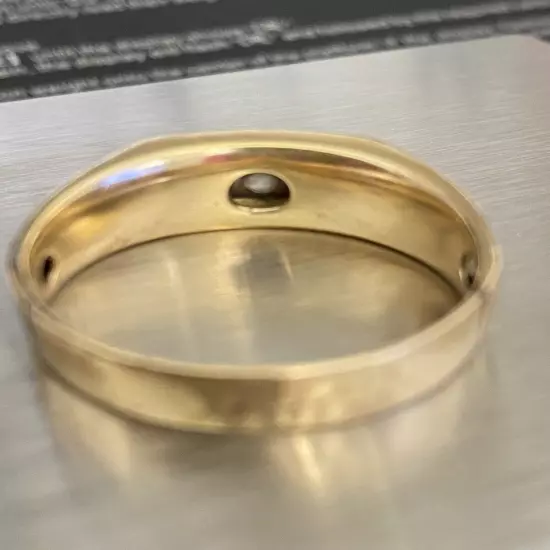 10k gold men ring size 11 Tested