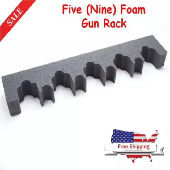 Five Nine Foam Gun Rack - New Universal Rifle Barrel Rest with Magnetic Strip...