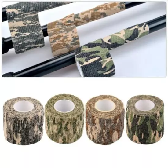 Camo-Form Reusable Self Cling Camo Hunting Rifle Fabric Tape Wrap Accessories