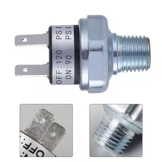 Efficient NPT Connector Air Pressure Control Switch for Air Compressors