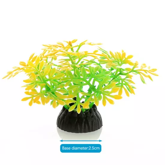 Aquarium Decorative Simulation Aquatic Plant Fish Tank Landscape Ornament Gra Sn