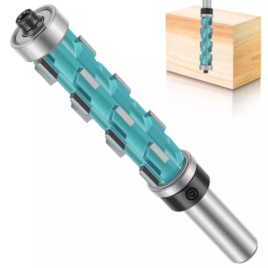 1 Inch Shank Flush Trim Router Bit Carbide Double Bearing Spiral Trimming Bit φ