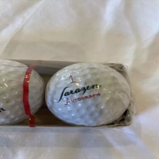 Vintage Wilson Sarazen Autograph Golf Balls Sleeve of 3 New