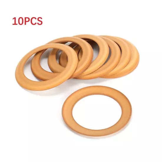 10pc/Pump Piston Rings Rubber Insulated For 1100w Oil-Silent Air Compressor