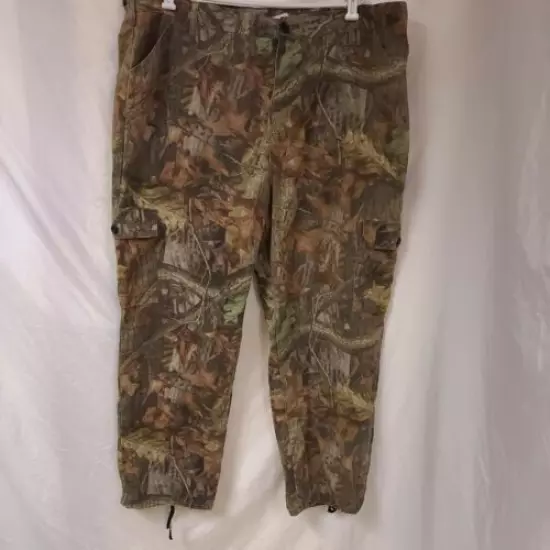 Vtg Liberty Advantage Timber Mens 2XL Regular Camo Hunting Cargo Pants W48 x L32