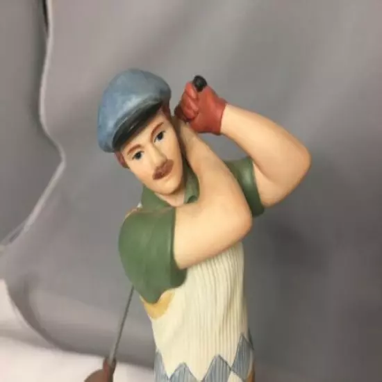 Golfer Figurine Titled "Hole In One" Home Interiors Vintage Clothing 14003-99 