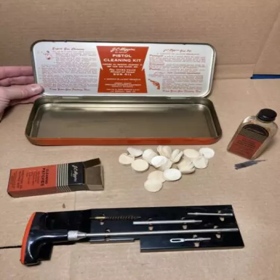 J.C. Higgins No. 2146 Gun Pistol Cleaning Kit - Powder & oil Not Included