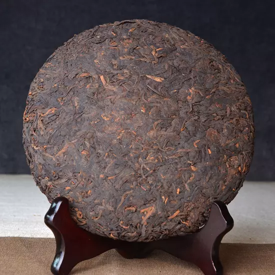 Premium Puer Cooked Tea Cake Chinese Yunnan Ripe Pu-erh for Collection 357g