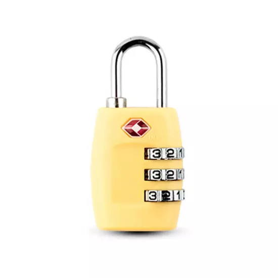 3X TSA Approved Luggage Lock Travel 3 Digit Combination Bags Suitcase Padlock