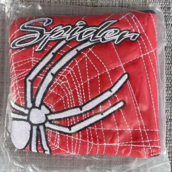 * NEW * TaylorMade SPIDER X Red Square Putter Head Cover Putter Cover 