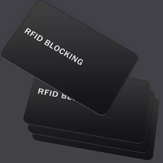 RFID Blocking Card Slim RFID Card Blocker NFC Contactless Card Wallet Protector