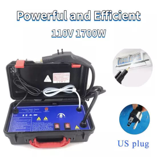 110V 1700W New Car Upholstery Cleaning Machine Commercial Portable Steam Cleaner