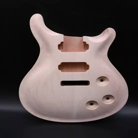 Guitar neck 24 fret New guitar kit Guitar Body Replacement Maple Curved for PRS