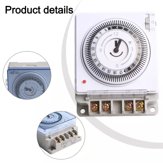 Intelligent TH195 Mechanical Timer for Water Pump Control and Cycle Charging