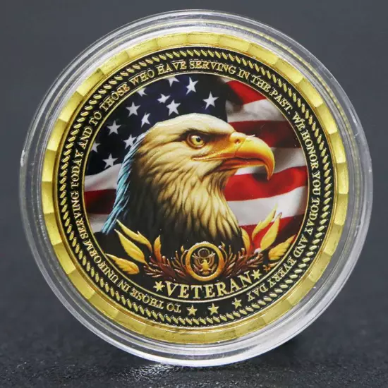 Thank You for Your Service Veteran Coin Military Gratitude Challenge Coins