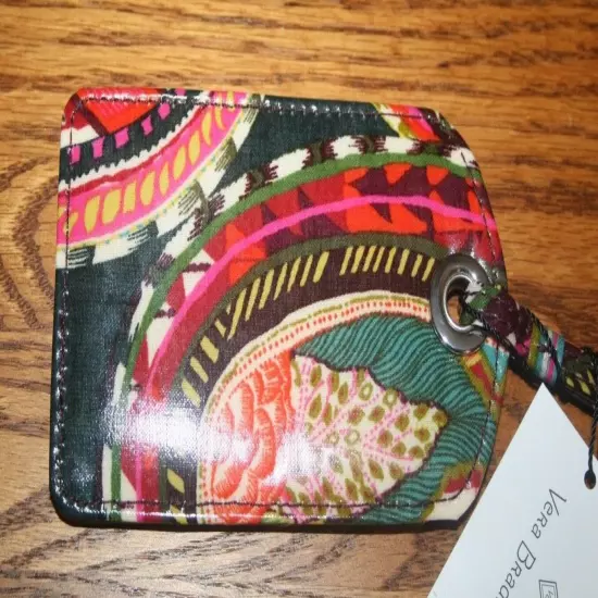 Vera Bradley LUGGAGE TAG laminated travel suitcase ID case gift card holder NEW