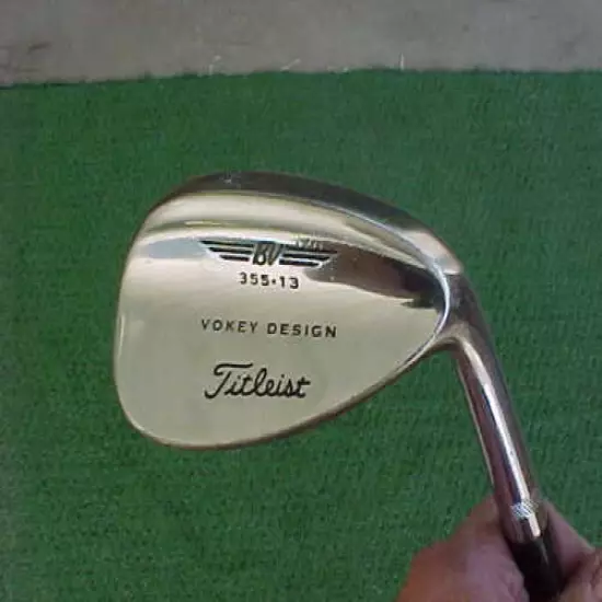 Titleist BV Vokey Design Chrome 55* 355/13 Wedge Wedge Flex Steel Shaft RH