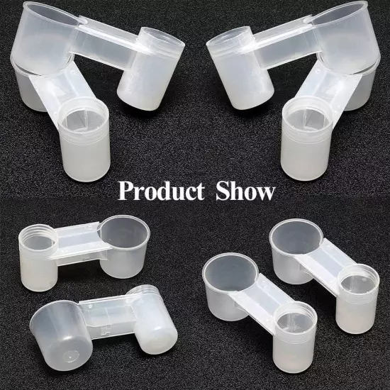 20 Pcs Bird Drinker Feeder Plastic Soda Pop Water Bottle Cup Ideal for Chicken P