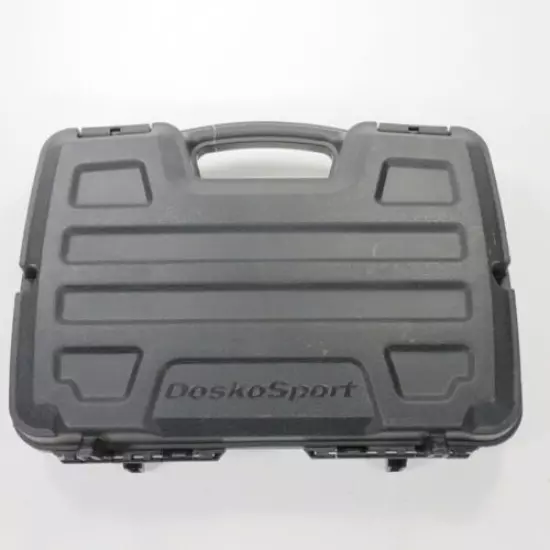 DoskoSport Hard Case Scoped Handgun Pistol Lockable w/ Foam Cushion 13"x10"x3" B