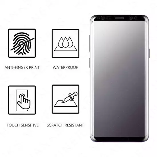 2-Pack Tempered Glass For Samsung Galaxy S8 S9 Plus Note 8 9 Screen Protector