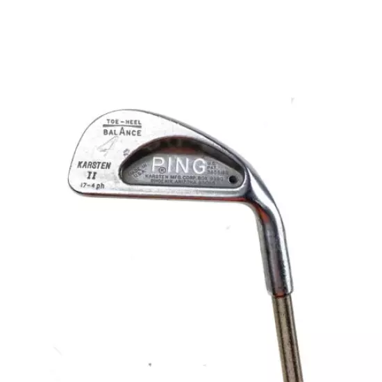 Ping 4 iron Karsten II golf club Men’s RH 17-4PH Carbon Fiber Shaft