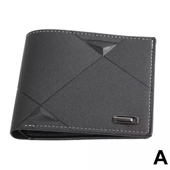 Fashion Casual Wallet Men's Youth Thin Horizontal Soft Wallet`