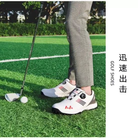 High Quality Waterproof Golf Shoes Men Professional Swivel Buckle Walking Shoes