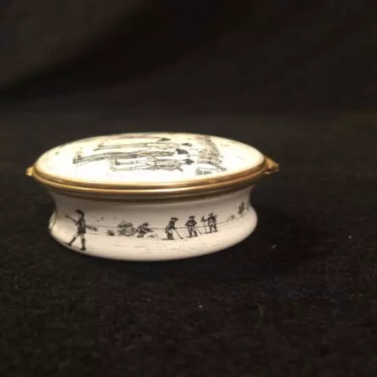 PGA Halcyon Days Enamels Trinket Box Mony Tournament of Champions Golf Pro Am 83