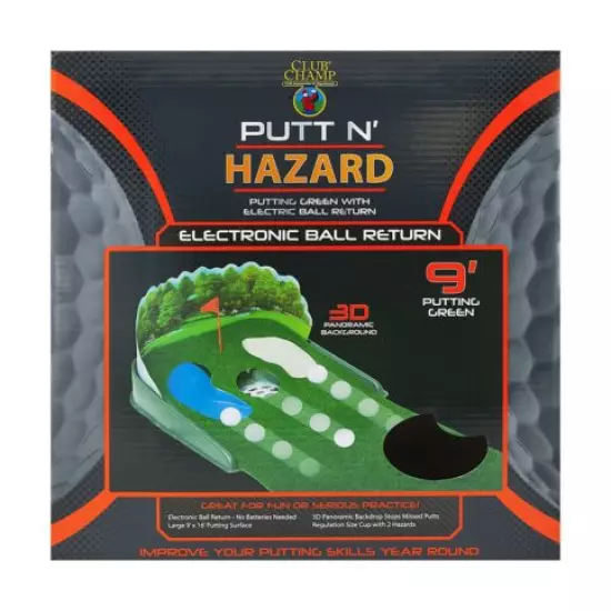 Club Champ Putt N Hazard System ASSORTED High-Quality Foam Polyester Imported