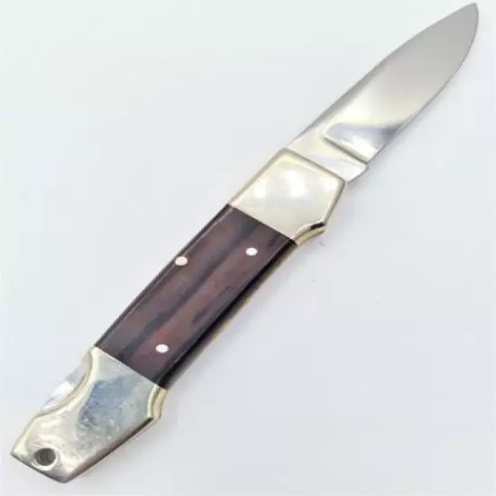 VINTAGE - RARE KHYBER 1610 MADE IN JAPAN STAINLESS POCKET FOLDING KNIFE