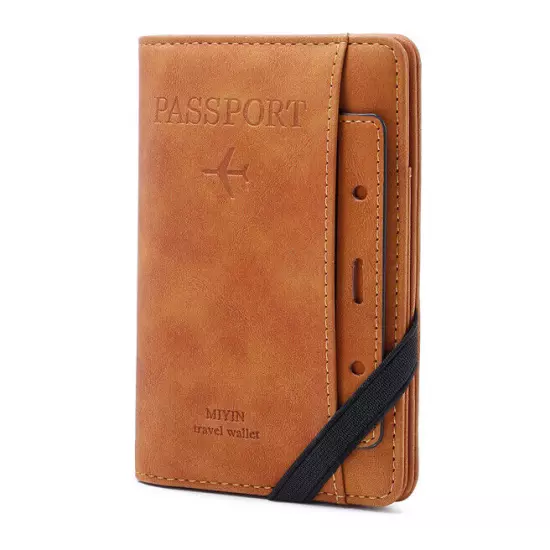 Passport Holder:Family Travel Wallet RFID Document Passport Holder Organizer Bag